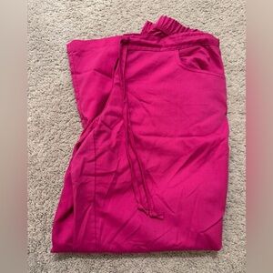 greys anatomy hot pink pants size medium petite